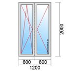 Terrassentürmaß 1200x2000mm