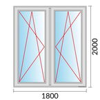 Venstermaat 1800x2000mm