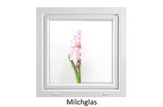 Fenster mit Ornamentglas Milchglas