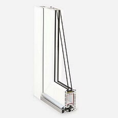 Haustür Rehau BRILLANT-DESIGN Profil - Profilschnitt