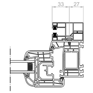 Aufsatzrollladen Führungsschiene RK 16mm einzeln Montage