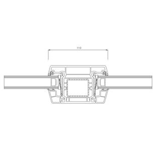 Schüco CT-70 AS Pfosten-110mm - 8849