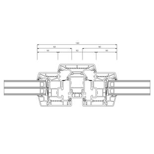 Schüco Living Alu Inside MD 92mm Fenster Classic 83mm - 9524-9523