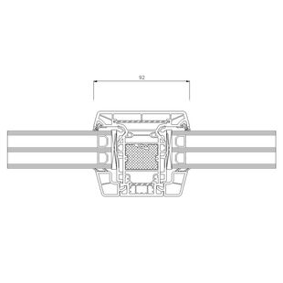 Schüco Living Alu Inside MD HI -pfosten-92mm- 9524