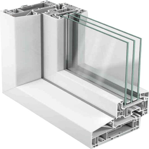 Voordelen van kunststof kozijnen Schüco LivIng Variant NL profieldoorsnede