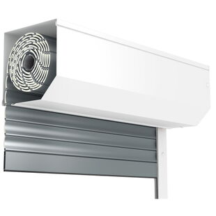 Voorzetrolluik PST 45 Grad in wit