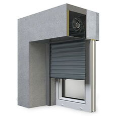 SP-E Unterputzrollladen in 33 Basaltgrau