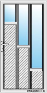 Nebeneingangstür Modell Brandenburg