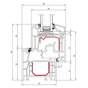 Kunststof profiel IDEAL 4000