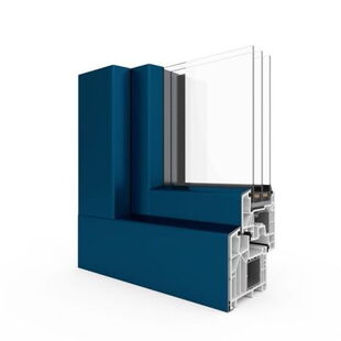 Aluplast IDEAL 8000 met Aluskin aan de buitenzijde