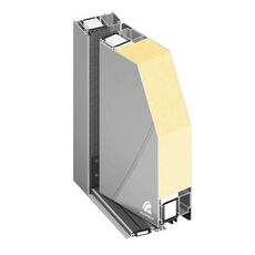 Aluprof profiel MB 104 PASSIVE AERO deurpaneel