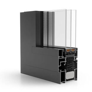 Alu-kozijn Aluprof MB-86N SI Binnen