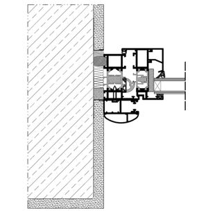 Vorbaurollladen SKP Einbaubeispiel 2 Führungsschiene
