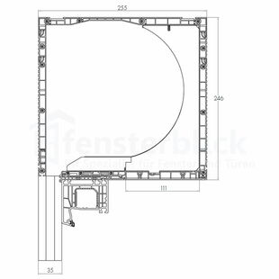 Detailtekeningen opbouwrolluik BeClever CleverBox