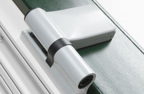 Haustürband von Dr. Hahn 2-flügelig in Silber