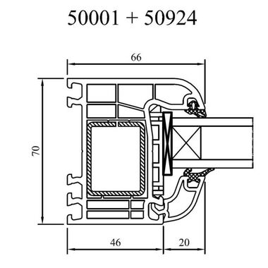Drutex Iglo 5 mit O-Profil Rahmenvollverstärkung