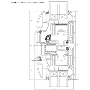 Drutex Iglo Energy Stulpfenster 70948 70011 70029