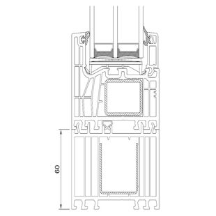 Drutex Iglo Edge - 70101 - Rahmenverbreiterung 60mm