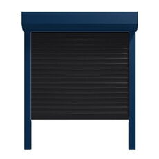 Vorbaurollladen 45° SK Perlnachtblau - Anhtrazit Panzer