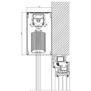Raffstorekasten ZF-A 240 - Rahmen Iglo Energy