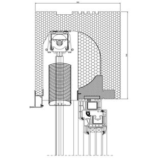 Raffstorekasten ZF-S  300 - Rahmen Iglo Energy