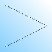 Symbool draairaam links