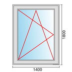Venstermaat 1400x1800mm