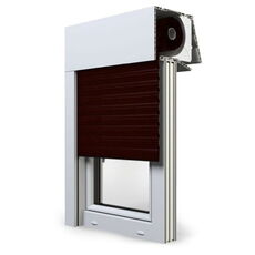 Exte Expert XT Aufsatzrollladen in 26 Mahagoni