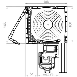 Aufsatzrollladen PCC mit Kastenhöhe 160mm mit Revision