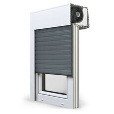 Opoterm SKT Aufsatzrollladen in 33 Basaltgrau