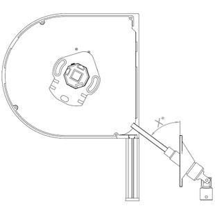 Vorbaurollladen Antrieb Ausgang Typ B