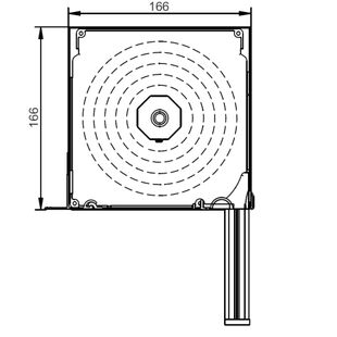 Vorbaurollladen PIT Unterputzsystem mit Kastenhöhe 166mm