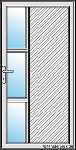 Nebeneingangstür Modell Cottbus