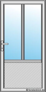 Nebeneingangstür Modell Falkensee