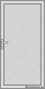 Nebeneingangstür Modell Zossen