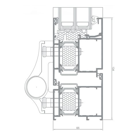 Aluminium Tür Aliplast Imperial 800 i+