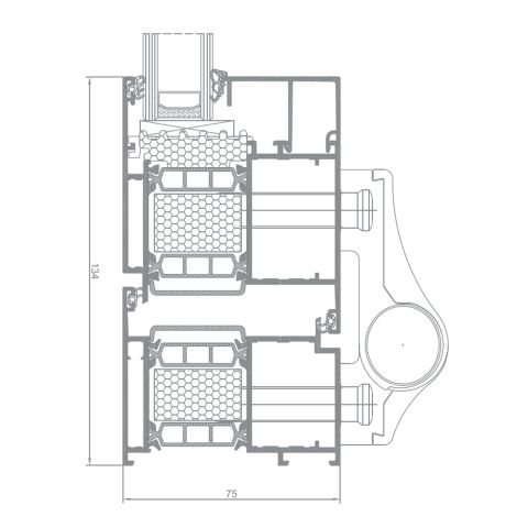 Aluminium Tür Aliplast Superial 800 i+