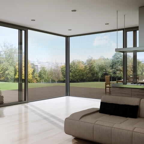 Terrasse Fliegengitter Insektenschutz Plisseetür