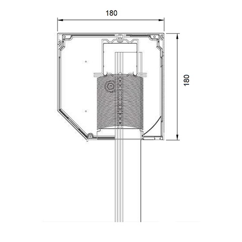 Vorbau Raffstore Aluprof SKEF Kastenhöhe 180mm