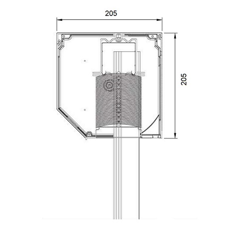 Vorbau Raffstore Aluprof SKEF Kastenhöhe 205mm