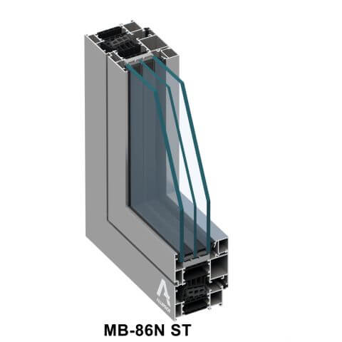 Alufenster MB-86N ST Profil