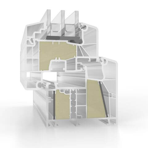 foam inside - Profielkamers gevuld met een speciaal schuim