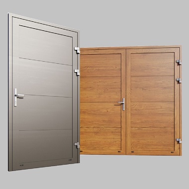 Garagedeur enkelvleugelig en dubbelvleugelig