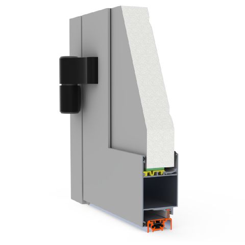 Garagentür DB51 - Türprofil mit 51 mm Breite