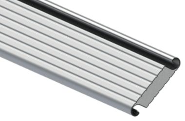 Industrie-Rolltor-Lamelle R1 AD mit Dämmung in Aluminium von Krispol