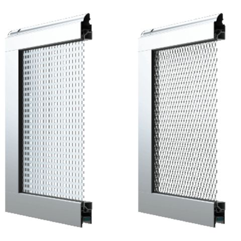 Industrie-Sektionaltor Lamelle K2 IPT - Lamellen mit Gitter-Netz