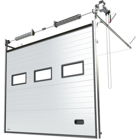 Industrie-Sektionaltor K2 IS (aus Stahl) - Mit schmalen Sicken