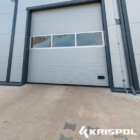 Industrie Sektionaltor von Krispol mit Lichtband