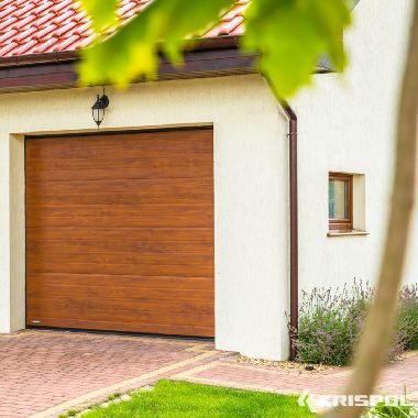Garagentor von Krispol in Braun ohne Antrieb