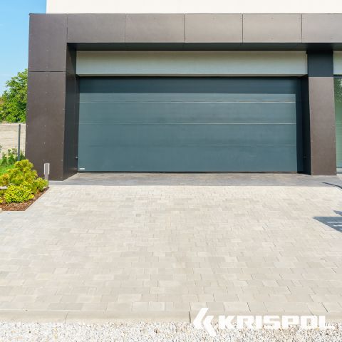 Garagentor in Blau von Krispol